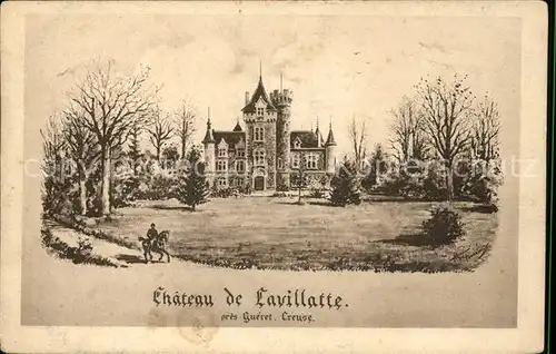 Gueret Chateau de Lavillatte Kat. Gueret