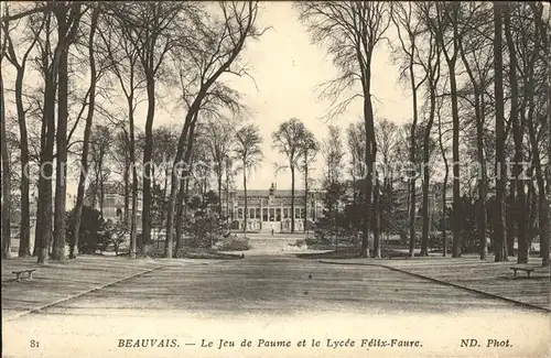 Beauvais Jeu de Paume Lycee Felix Faure Kat. Beauvais