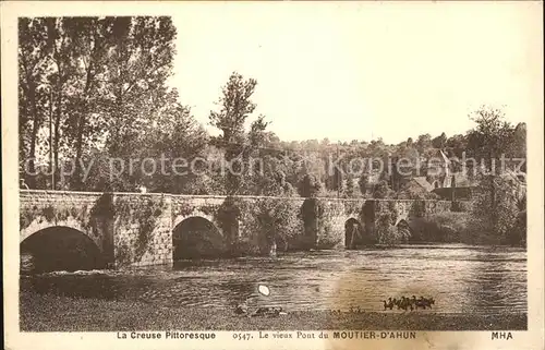 Moutier d Ahun Vieux Pont Kat. Moutier d Ahun