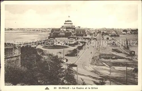 Saint Malo Ille et Vilaine Bretagne Casino et le Sillon Kat. Saint Malo