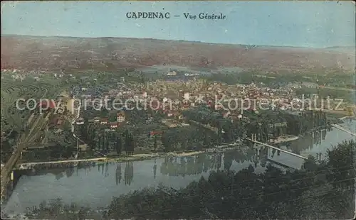 Capdenac Vue generale Pont Kat. Capdenac