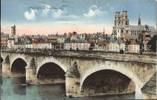 Orleans Loiret Vue generale Pont Cathedrale / Orleans /Arrond. d Orleans