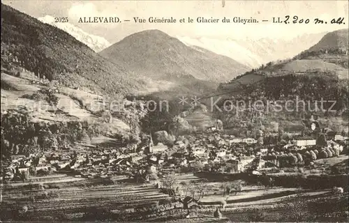 Allevard les Bains Isere Vue generale Glacier du Gleyzin Gletscher Kat. Allevard