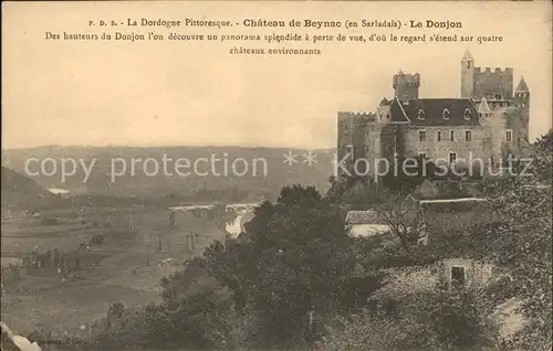 Beynac et Cazenac Chateau Le Donjon Kat. Beynac et Cazenac