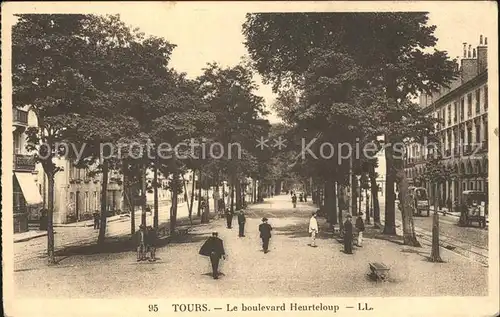 Tours Indre et Loire Boulevard Heurteloup Kat. Tours