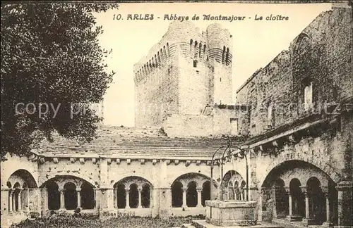 Arles Bouches-du-Rhone Abbaye de Montmajour Le Cloitre Kloster / Arles /Arrond. d Arles