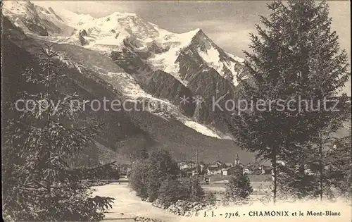 Chamonix Panorama Glacier Kat. Chamonix Mont Blanc