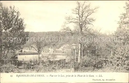 Bagnoles de l Orne Vue sur le Lac prise de la Place de la Gare Kat. Bagnoles de l Orne