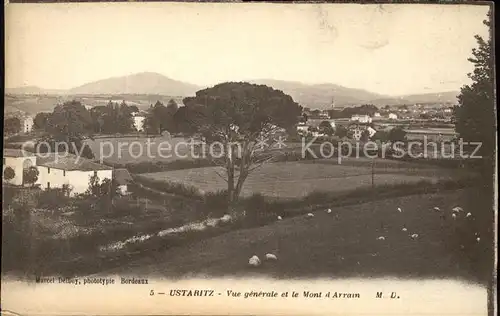 Ustaritz Vue generale et le Mont Arrain Kat. Ustaritz