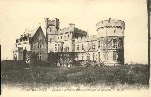 Hendaye Pyrenees Atlantiques Chateau d Abbadia Institut National Kat. Hendaye