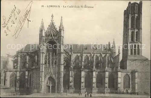 Limoges Haute Vienne Cathedrale Saint Etienne Kat. Limoges