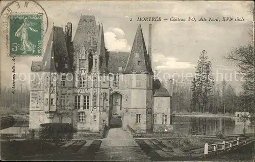 Mortree Chateau d O XVI siecle Stempel auf AK Kat. Mortree