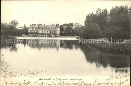 Rambouillet Chateau et Grand Canal Kat. Rambouillet