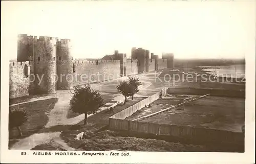 Aigues Mortes Gard Remparts Face Sud Kat. Aigues Mortes