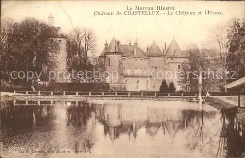 Chastellux sur Cure Chateau et l Etang Kat. Chastellux sur Cure