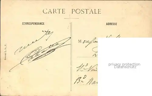 Avranches Pierre historique de Henri II Roi d Angleterre Stempel auf AK Kat. Avranches
