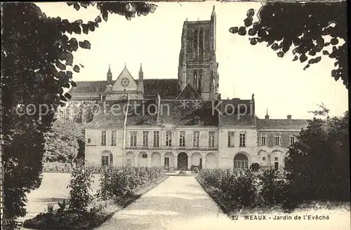 Meaux Seine et Marne Jardin de l Eveche Kat. Meaux