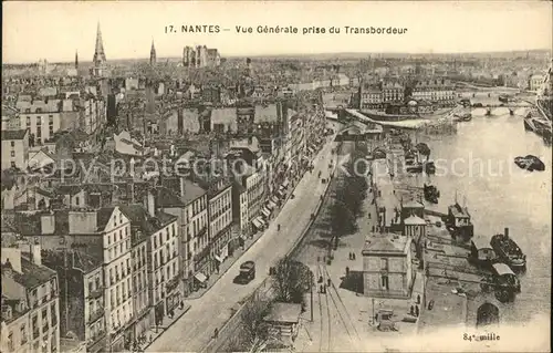 Nantes Loire Atlantique Vue generale prise du Transbordeur Kat. Nantes