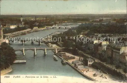 Paris Panorama sur la Seine Pont Kat. Paris