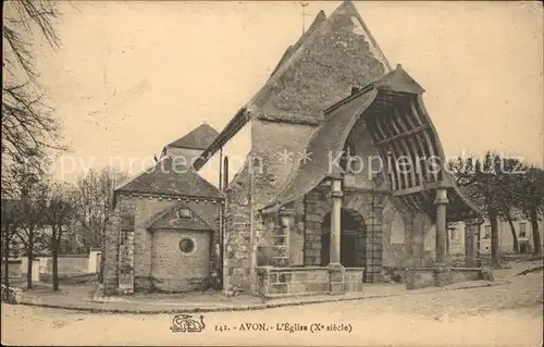 Avon Seine et Marne Eglise X siecle Kat. Avon