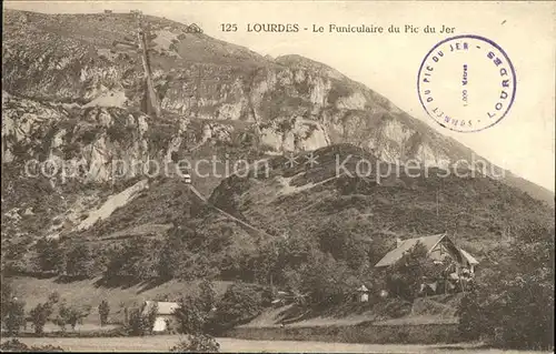 Lourdes Hautes Pyrenees Funiculaire du Pic du Jer Kat. Lourdes