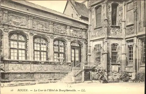 Rouen Cour de l Hotel de Bourgtheroulde Kat. Rouen