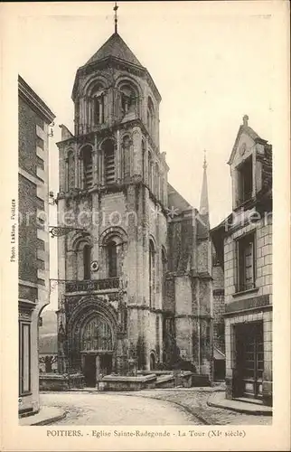 Poitiers Vienne Eglise Sainte Radegonde Kat. Poitiers