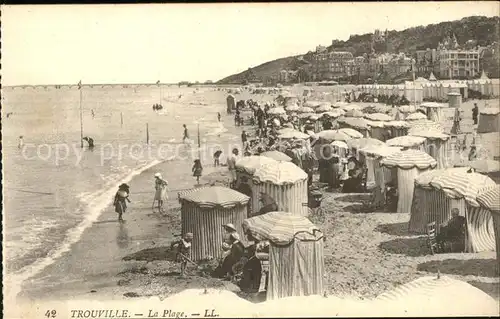 Trouville sur Mer Plage Kat. Trouville sur Mer