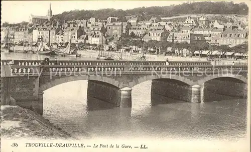 Deauville Pont de la Gare Kat. Deauville