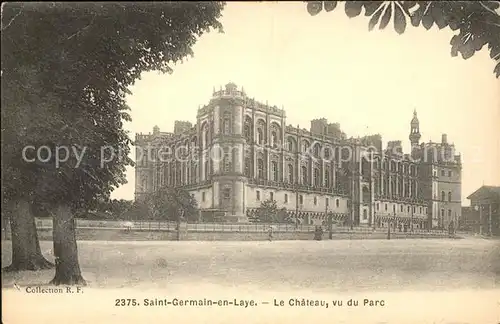 Saint Germain en Laye Chateau vu du Parc Kat. Saint Germain en Laye