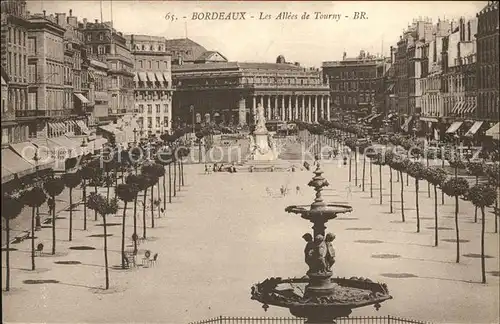 Bordeaux Allees de Tourny Fontaine Kat. Bordeaux