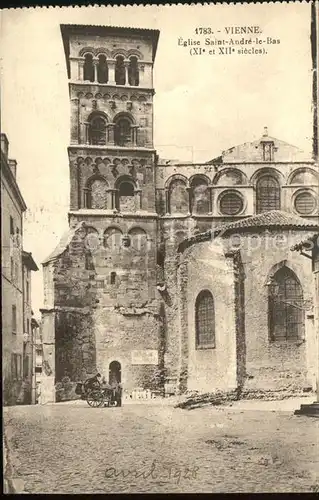 Vienne Isere Eglise Saint Andre le Bas XI et XII siecle Kat. Vienne