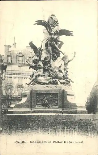 Paris Monument de Victor Hugo Sculpture Kat. Paris