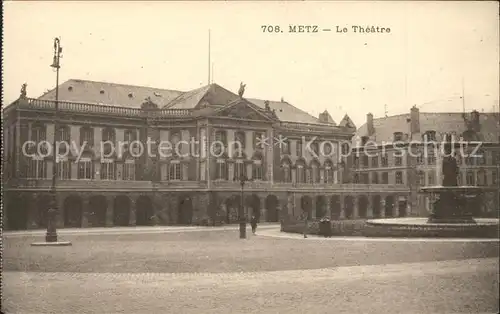 Metz Moselle Theatre Fontaine Kat. Metz