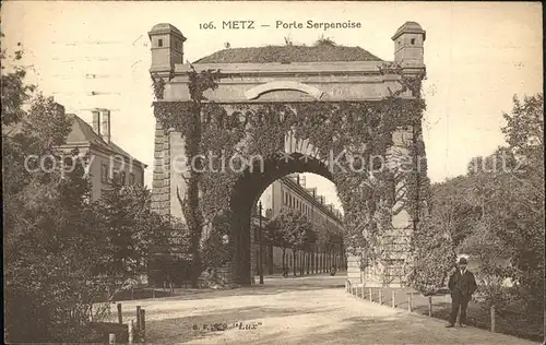 Metz Moselle Porte Serpenoise Kat. Metz