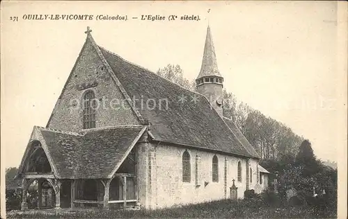 Ouilly le Vicomte Eglise X siecle Kat. Ouilly le Vicomte