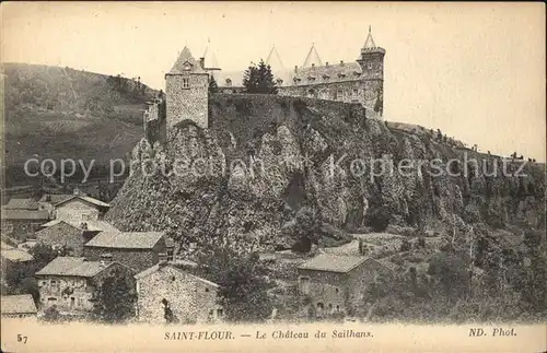 Saint Flour Cantal Chateau du Sailhans Kat. Saint Flour