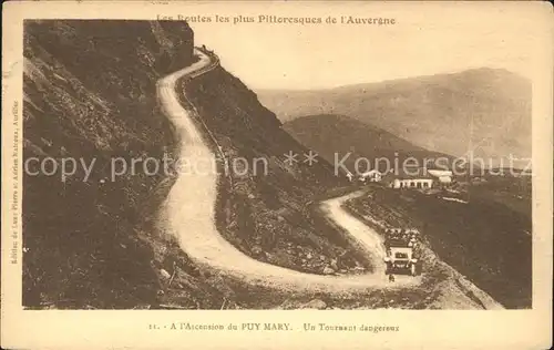 Puy Mary Ascension Tournant Bergstrasse Kat. Le Claux