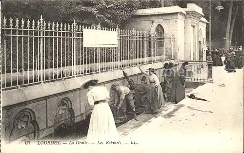 Lourdes Hautes Pyrenees Les Robinets Kat. Lourdes