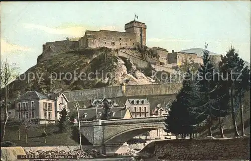 Lourdes Hautes Pyrenees Chateau Fort Kat. Lourdes