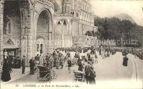 Lourdes Hautes Pyrenees Poste des Brancardiers Kat. Lourdes