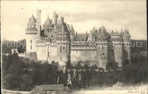 Pierrefonds Oise Chateau Facade Est Kat. Pierrefonds