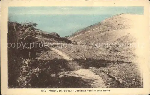 Pordic Descente vers le petit Havre Kat. Pordic