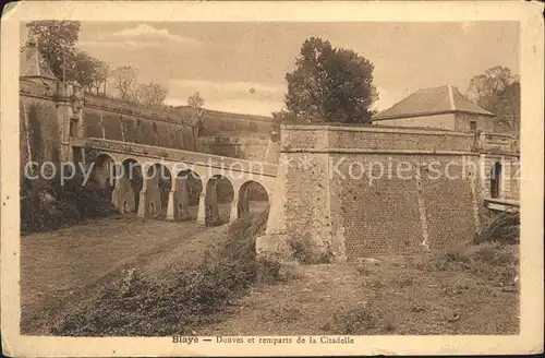 Blaye Douves et remparts de la Citadelle Kat. Blaye