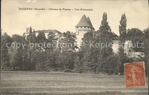 Daignac Chateau de Pressac Kat. Daignac