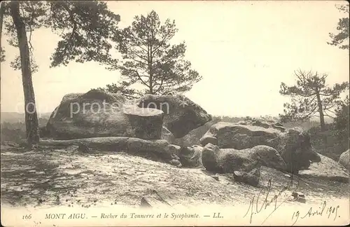 Eu Mont Aigu Rocher du Tonnerre et le Scophante Kat. Eu