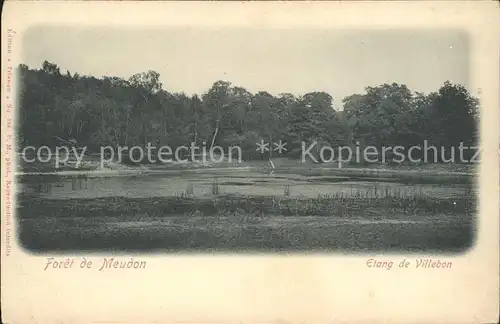 Meudon Foret de Meudon Etang de Villebon Kat. Meudon