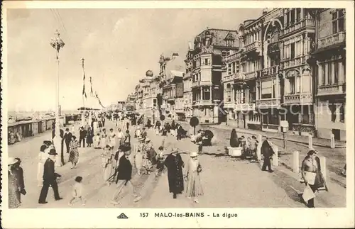 Malo les Bains La digue Kat. Dunkerque