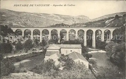 Fontaine de Vaucluse Aqueduc de Gallas Kat. Fontaine de Vaucluse