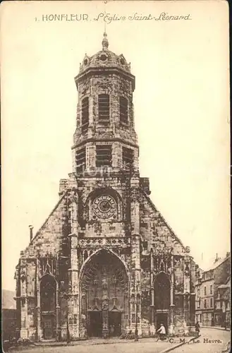 Honfleur Eglise Saint Leonard Kat. Honfleur